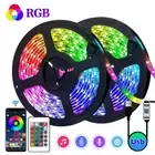 LED Strip Lights 1m Music Sync Bluetooth 5050 RGB Room Light with Remote color