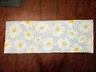 NEW Rachel Zoe Blue/White/Yellow Beaded Table Centerpiece Runner 13"x36"