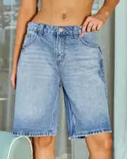 [DESU] DESU Women's Berlin Jorts in Blasted Light Blue Size 4 4 Blasted Light Blue
