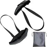 JCZD Multifunction Gym Handles, Use as LAT Pull Down Attachment, Pull up Grips, T bar Row Attachment, Barbell Grips, on a Cable Machine, as a D Handle or as a tricep Rope