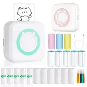 Mini Thermal Printer Photo Bluetooth Wireless Mini Pocket Sticker Paper Notes