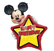 Mickey Mouse Forever Happy Birthday Personalized SuperShape Foil Balloon