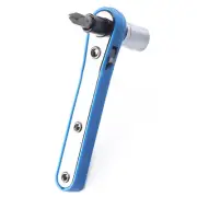 3 In 1 Ratchet Wrench Blue 1/4 Ratchet Wrench With Bit Socket Set Compact