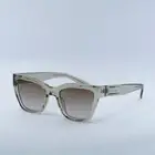 SAINT LAURENT SL641 005 Transparent Light Yellow/Brown Gradient 52-20-145 Sun...