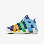 NIKE AIR MORE UPTEMPO BG [FJ0693-455] 大童 休閒鞋 復古 球鞋 大AIR 氣墊 藍