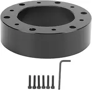 Steering Wheel Spacer,1in Aluminum Alloy Steering Wheel Hub Boosters, Heighten Increased Pad Adapter, Compatible with 6-Hole Cars ATVs, Car Accessories
