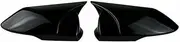 DEMULAX for, for Hyundai,for Elantra, 2021 2022 Car Rearview Side Mirror Cover Wing Cap Exterior Sticker Door Rear View Case Trim Carbon Fiber Replacement Covers Car Wing Mirror Cover