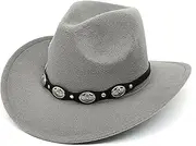 [Generic] Woman French Hat With Feather Fluffy Brim Adult Size Cowboy Hat for Costume Party Play Dress Up Outfits for Women Artist