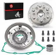 Starter One Way Clutch Kit & Flywheel rotor for Honda Sportrax 400 TRX400EX 1999-2008 TRX400X 2009 2012-2014