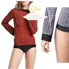 Arrow Poison Pullover By Wolford XS Red Rust Black Shirt Sleeve With 3D Knitted