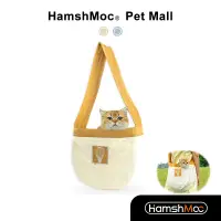 在飛比找蝦皮商城優惠-HamshMoc 便攜寵物斜背包 舒適透氣 貓咪旅行斜背包 