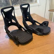 BURTON KIDS STEP ON SMALLS RE:FLEX SNOWBOARD BINDINGS - BLACK - 2025