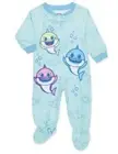 Baby Shark Baby Boys or Girls Light Blanket Sleeper Pajamas Size 2T