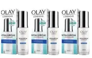 3 x Olay Luminous Hyaluron + Niacinamide Gel Serum 30ml + Free Facemask