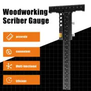 Woodworking Scriber Gauge Aluminum Alloy Sliding Scribing Ruler Adjustable-~