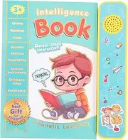 Toyvian English Reading English Learning Playthings Electronic Book for Sound Electronic Book English Language Learning English Learning Educational Green Abs