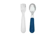 OXO TOT On-The-Go Fork And Spoon Set - Navy