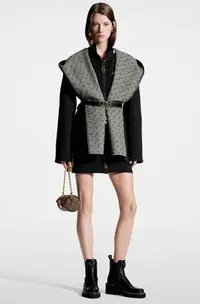 在飛比找Yahoo!奇摩拍賣優惠-LV今年的最新色秋冬爆款大衣