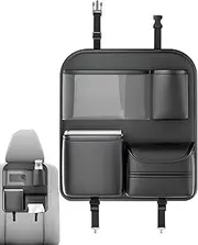 Car Seat Organizer Backseat | Car Organizers and Storage Back Seat - Waterproof Bag Touch Screen Phone Holder, Tissue Holder Vehicle Accessories, Road Trip Must Haves