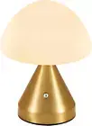 Small Cordless Table Lamp – Rechargeable,Touch Dimmable, Portable Mushroom Light