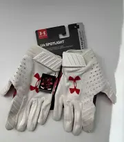 UA UNDER ARMOUR SPOTLIGHT LIMITED EDITION RECEIVER FOOTBALL GLOVES 1326226 100