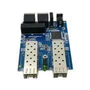 Gigabit Ethernet Fiber 2RJ45 UTP 2SFP Fiber Gigabit Fiber Optical Media9041