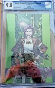 BATMAN WHITE KNIGHT : GENERATION JOKER #1 FOIL VIRGIN 1:100 CGC 9.8 SEAN MURPHY