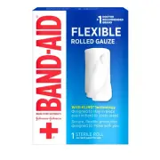 Band Aid First Aid Product Flexible Rolled Gauze 2 in X 2.5 Yd (48 Pack)