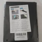 Portable Window Blackout Shade 56x80 Easy Install Cut To Fit Black