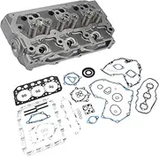Cylinder Head Assy & Full Gasket Set Replacement for Mitsubishi S3L S3L2 CAT 303CR EC25 303SR EB250 300 Excavator Part# 2110861, 31B0131044, 211-0861, 31B01-31044
