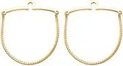 [runootPR] Men's Gold Silver Tie Chain Set Classic 2Pcs Double Chain Necktie Chains Business Wedding Jewelry Gift