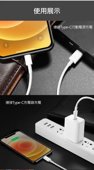 APPLE蘋果 Type-C To Lightning 20W 旅充組 PD充電 充電器+充電線 (7折)