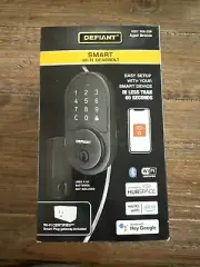 Defiant SMART WIFI Deadbolt Lock w/ Bluetooth 1007 769 036 Aged Bronze NEW