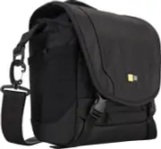 CASE LOGIC LUMINOSITY DSLR CAMERA SMALL MESSENGER BAG BLACK NWT