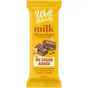 Well Naturally No Sugar Added Chocolate Honeycomb 90g