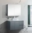 900mm Stone Top with Matt Grey Bathroom Vanity
