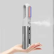 EMS Face Cleaning Hydro Sprayer, Hydrogen Oxygen Facial Beauty Machine with Spray and Care Mode, Double Energy Wave, Nano Negative ion Penetration, 100% Accelerate Absorption, for Spa Care