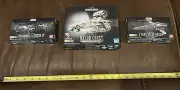 BANDAI LOT (3) Star Wars Model Kits MANDALORIAN,X-Wing Straighter,Tie Advancedx1