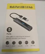 USB C Hub Ethernet Port: USB C Multiport Adapter - USB Docking Station, USB 3.0