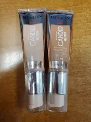 2 Pack: Revlon PhotoReady Candid Glow Moisture Foundation #130 & #340 (QQ1152)