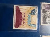 在飛比找Yahoo!奇摩拍賣優惠-摩納哥郵票1966蒙特卡洛百年一套九枚全新MNH雕刻版，米歇