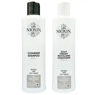 NIOXIN 耐奧森(儷康絲) 1號潔髮乳+1號甦活乳300ML 卓冠公司貨