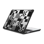 MacBook Pro 13-inch (M1 / M2 / Intel) Bounce Case Patchwork Tweed - Black