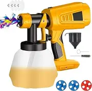 Electric Paint Sprayer 20V Battery Wireless Electric Spray Paint Gun, Used for Indoor House Painting and Wood/Wall Home Paint Sprayer