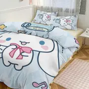 a2364 Cute Cinnamoroll Cartoon Character Duvet Cover Set Bedding Set 3D Cartoon Printed Comfortable And Soft Bed Set Room Decor for Bedroom jfr2364