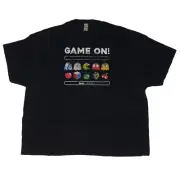 Pacman Shirt Mens 5XL Black Rubik's Cube Mash Up Game On Retro 80s Ghost Plus Sz