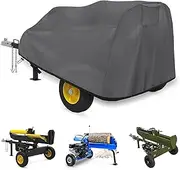 Log Splitter Cover Waterproof 900D Oxford Cloth 94" x 49" x 42" Suitable for 15-45 ton Gas or Electric Log splitters Weather-Resistant Wood Splitter Cover (Grey, 15-45 Ton)