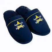 North QLD Queensland Cowboys NRL Logo Warm Winter Slippers