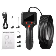 HD Handheld Industrial Borescope Endoscope 2.4" Inspection Snake Camera 2m Cable