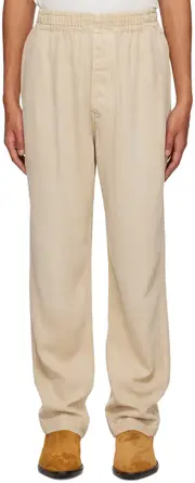 Elastic waist casual pants XL,L,M Nude